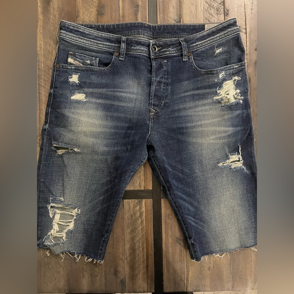 Diesel Jeans Diesel Jeans Shorts Distressed Frayed Slim Size 34 Poshmark